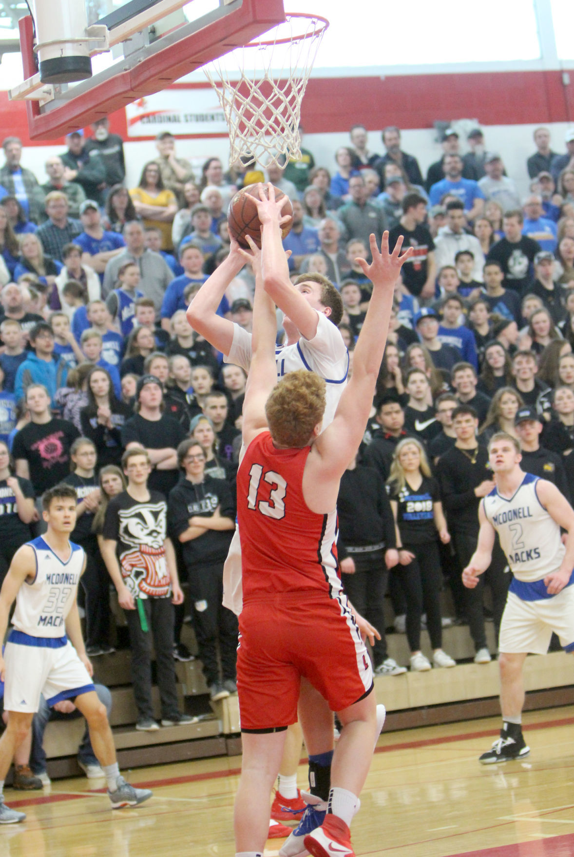 McDonell boys basketball vs Luck at Chi-Hi 3-9-19